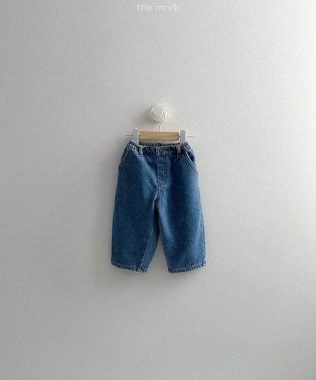 【minirobe】Dart denim pants