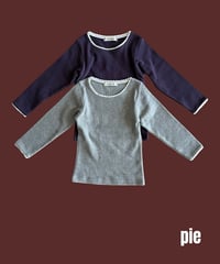 【pie】Peach Lace Tee