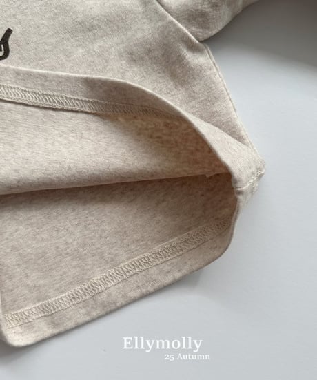 【ellymolly】Nine Cropped T-Shirt