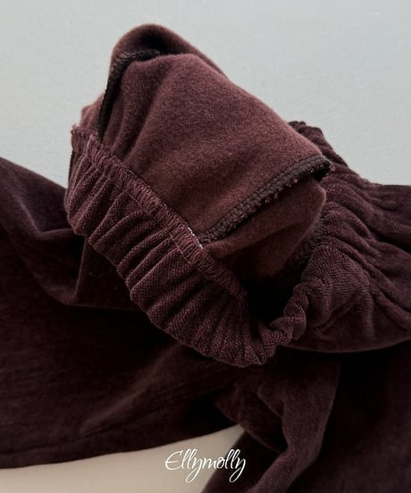 【ellymolly】Holic Fleece Frill Pants
