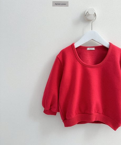 【digreen】Deep U-Neck Sweatshirt
