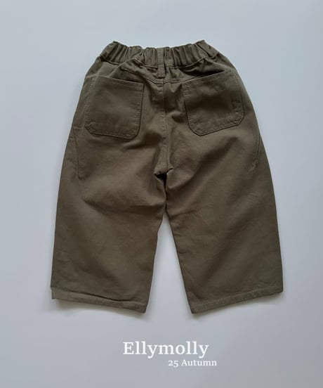 【ellymolly】Wide Dart Pants