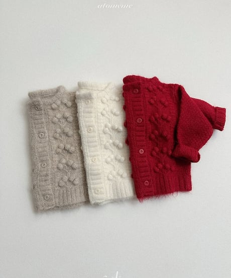 【atomeme】Winter Berry Cardigan