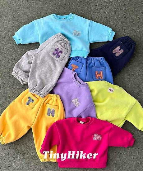 【tiny hiker】Tiny Embroidered Jogger Pants