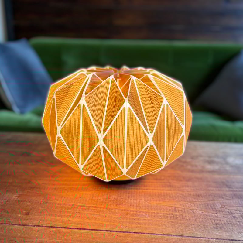 秋田杉ランプシェードS (照明器具・電球セット) | lampadina