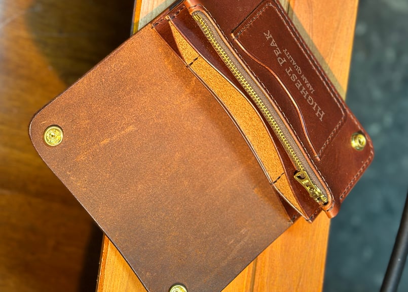 111 ロングトラッカーウォレット3層Ver MARGOT【ダークブラウン】 111