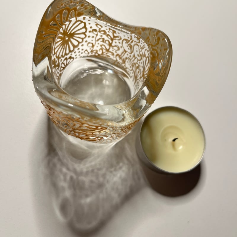 金線画キャンドルホルダー | SACHIKO公式Onlineshop Sachikot.ART