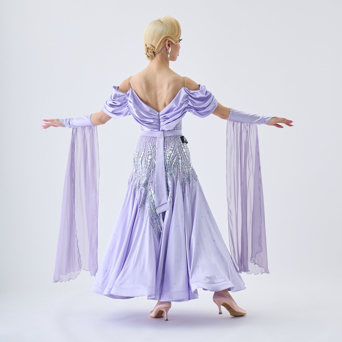 【Anna】薄紫色ゴスロリドレス 6点セット　Sサイズ 薄紫 | PASSAGE by KAORU SATAKE