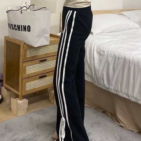 裾リボンスウェットパンツ 3種類