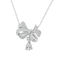 18K ribbonnecklace