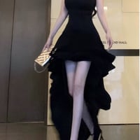 アシメフリルドレス