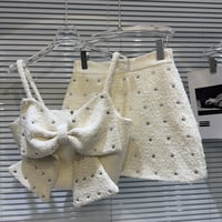 ribbon トップスorボトムス 2色