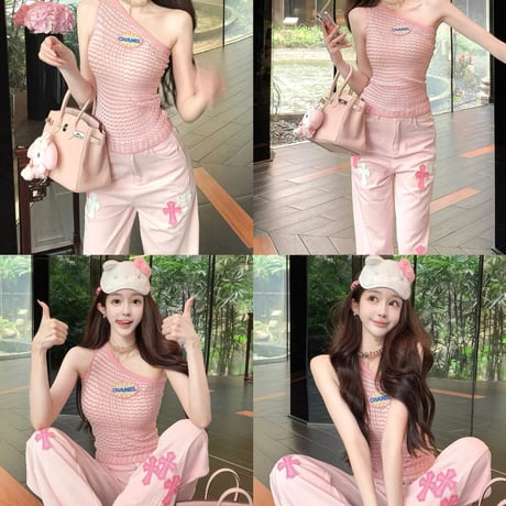 pink Cross pants