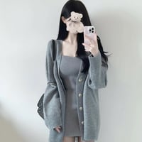 ノースリーブOP+カーディガンセット