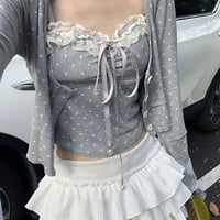 カーディガン+キャミset