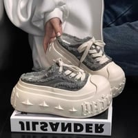 厚底スニーカーサンダル 2色
