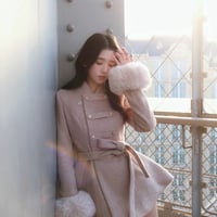 ミニワンピ風coat2色