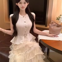 ペプラムトップスorチュールスカート3色