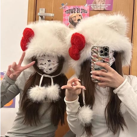 Cat ribbon hat