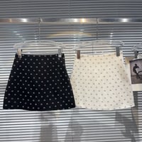 ラインストーンスカート 2色