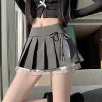 サイドリボンスカート 4色