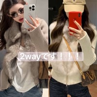 2way フロントファーパーカー 2色