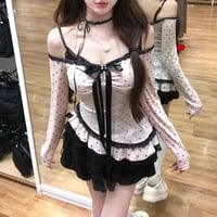 トップス＋ワンピースセット