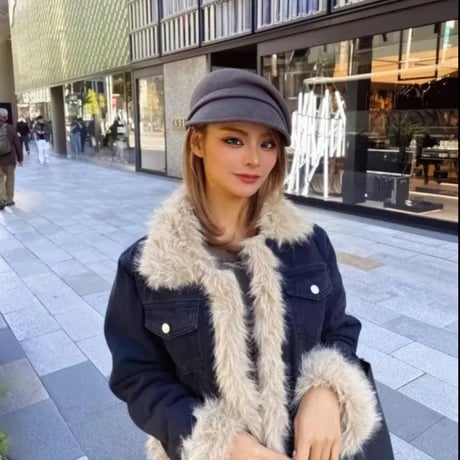 もふデニムコート