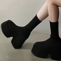 学生ランウェイ★厚底ブーツ