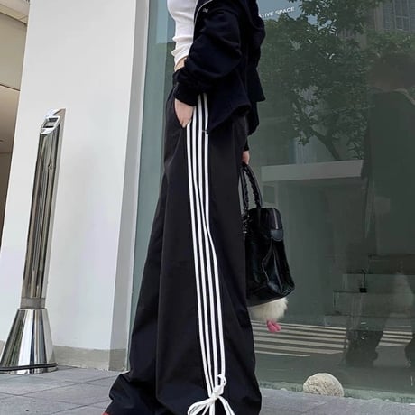 サイドリボンパンツ