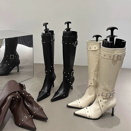 belt long boots 3色