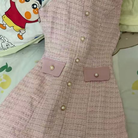 リボンツイードワンピ