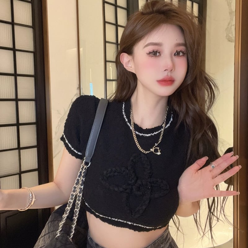 nude vintage クロシェット トップス クロップドトップス2色 | CoCo