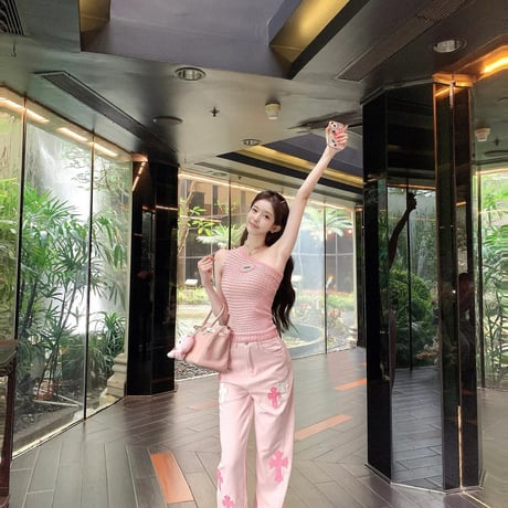 pink Cross pants