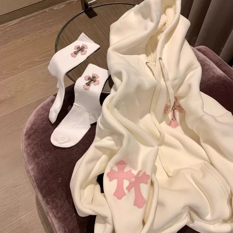 値下げ不可。プリメロ♡リボン付きホワイトパーカー♡ホワイト Princess Melody】りぼん付きヨークショートパーカー - ホワイト