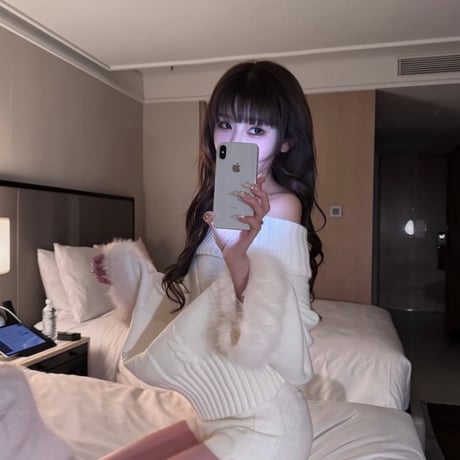 袖先farニット2色