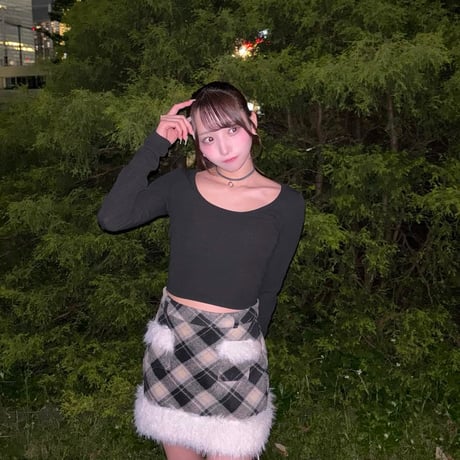 裾far スカート 2色