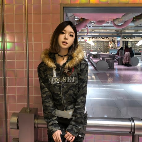 迷彩ストリートパーカー