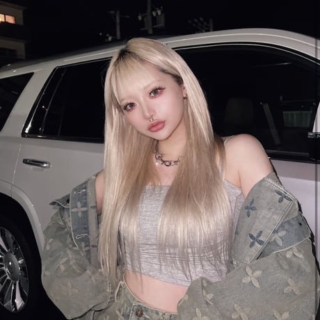 可愛すぎ?! クロスdenimセットアップ