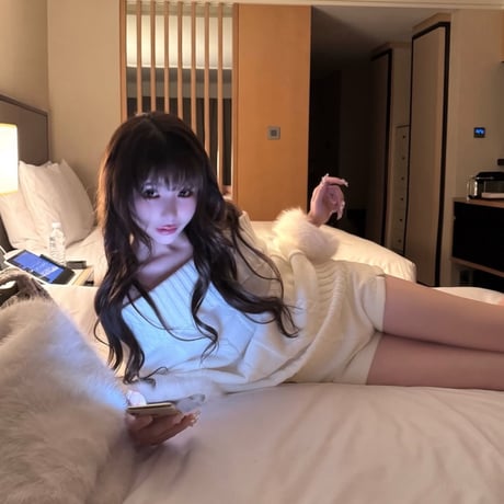 袖先farニット2色