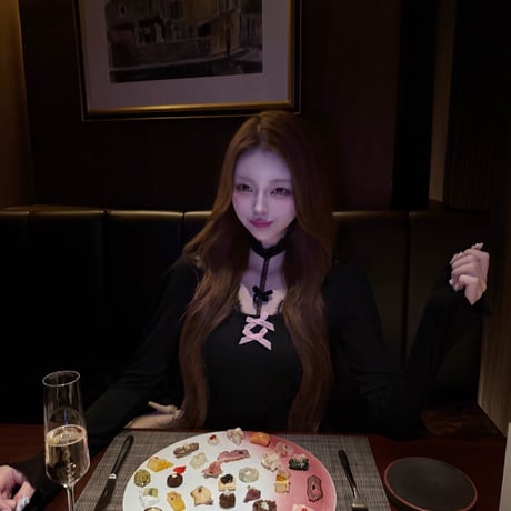 リボンチョーカーワンピ