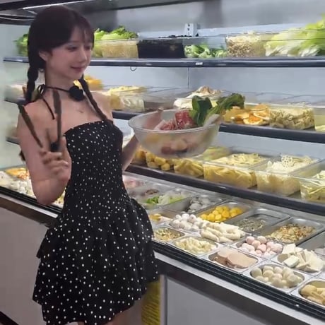 roseチョーカー付きdotワンピ