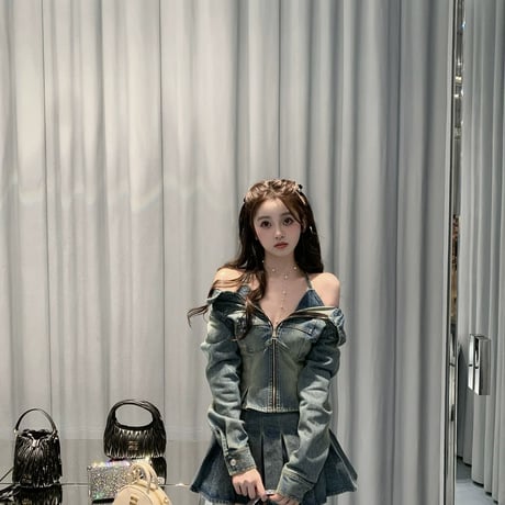 denimセットアップ