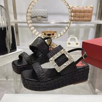 ウェッジサンダル 4色