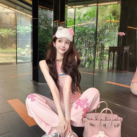 pink Cross pants