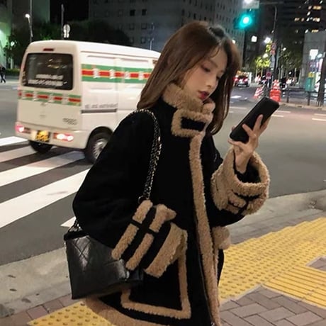 winter moca coat 2色
