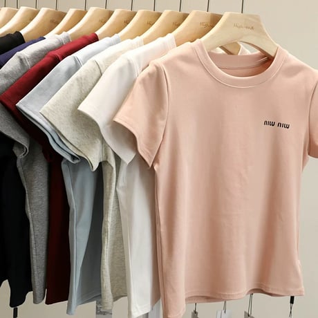 細見え！美シルエットTシャツ 6色