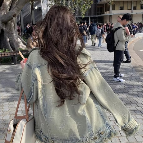 可愛すぎ?! クロスdenimセットアップ