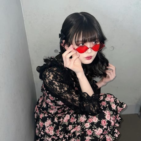 ●vintage rose×ribbon ワンピ
