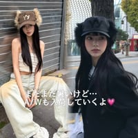 サイドファーキャップ 2色